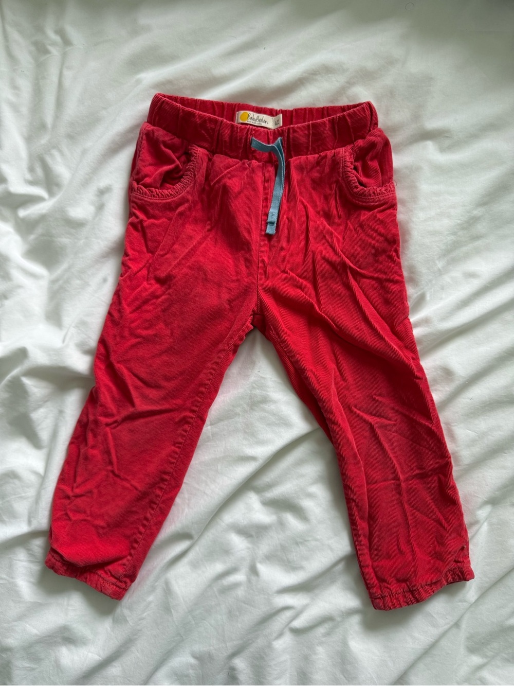 ❤️ Baby Boden Corduroy Pants with Bunny Pocket